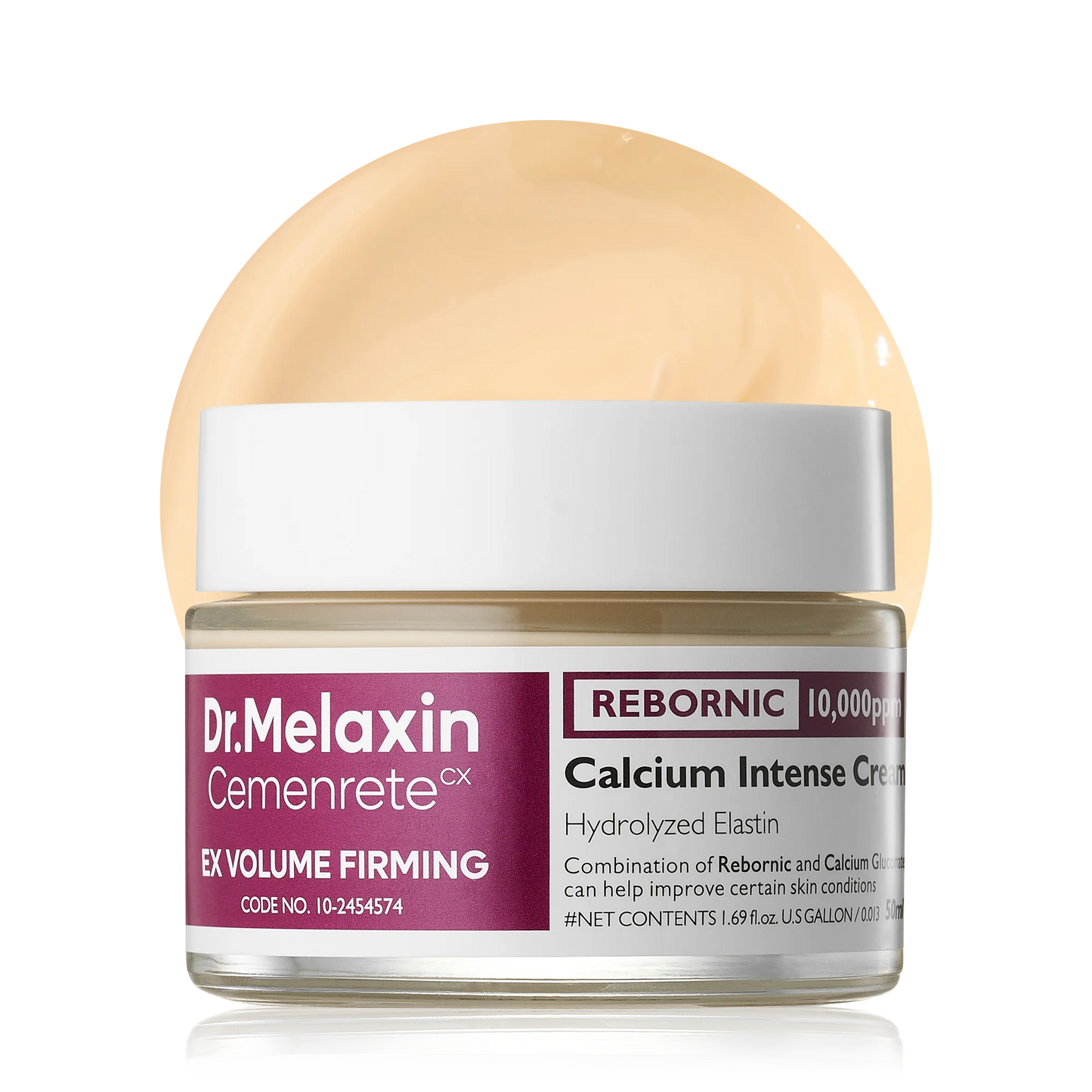Dr.Melaxin Calcium IntenseFirming Cream with Collagen &Elastin, Lifting & VolumizingFace Cream for Sagging Skin,Niacinamide for Plumping Care