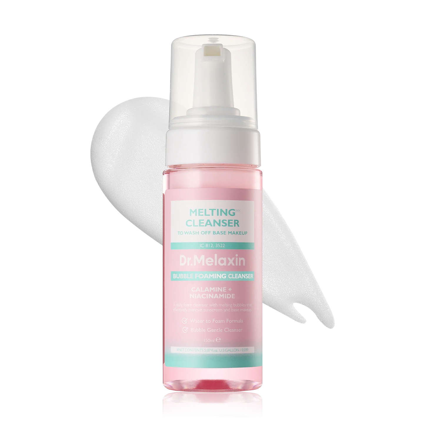 Dr.Melaxin Melting Cleanser -Hypoallergenic Makeupremover with Quick Bubble,Deep Pore Cleansing for all skintype, 150ml