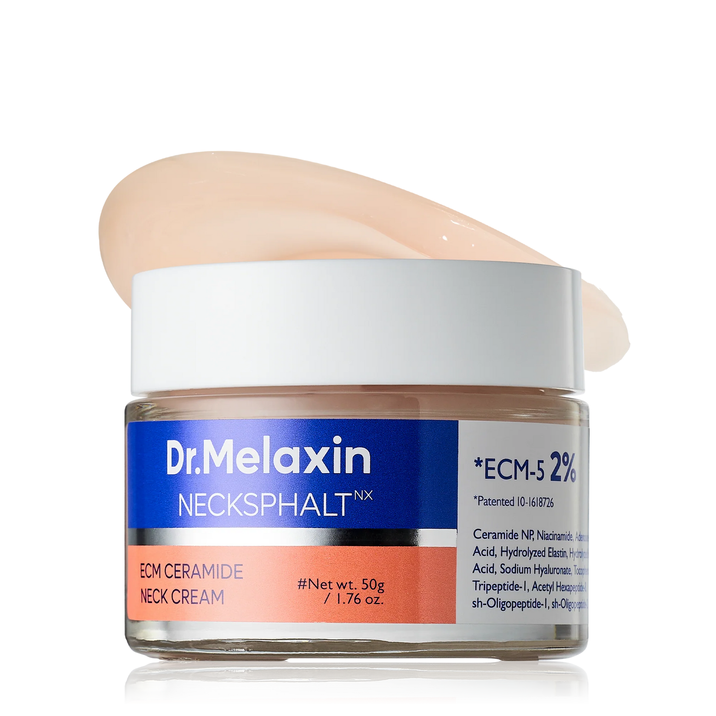 Dr.Melaxin Necksphalt FirmingCream with ECM-5 20,000ppm,Firming & Lifting Neck Creamfor Wrinkles & Sagging Skin,Ceramide & Collagen forElasticity & Radiant Glow