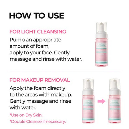 Dr.Melaxin Melting Cleanser -Hypoallergenic Makeupremover with Quick Bubble,Deep Pore Cleansing for all skintype, 150ml