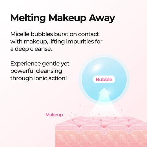 Dr.Melaxin Melting Cleanser -Hypoallergenic Makeupremover with Quick Bubble,Deep Pore Cleansing for all skintype, 150ml