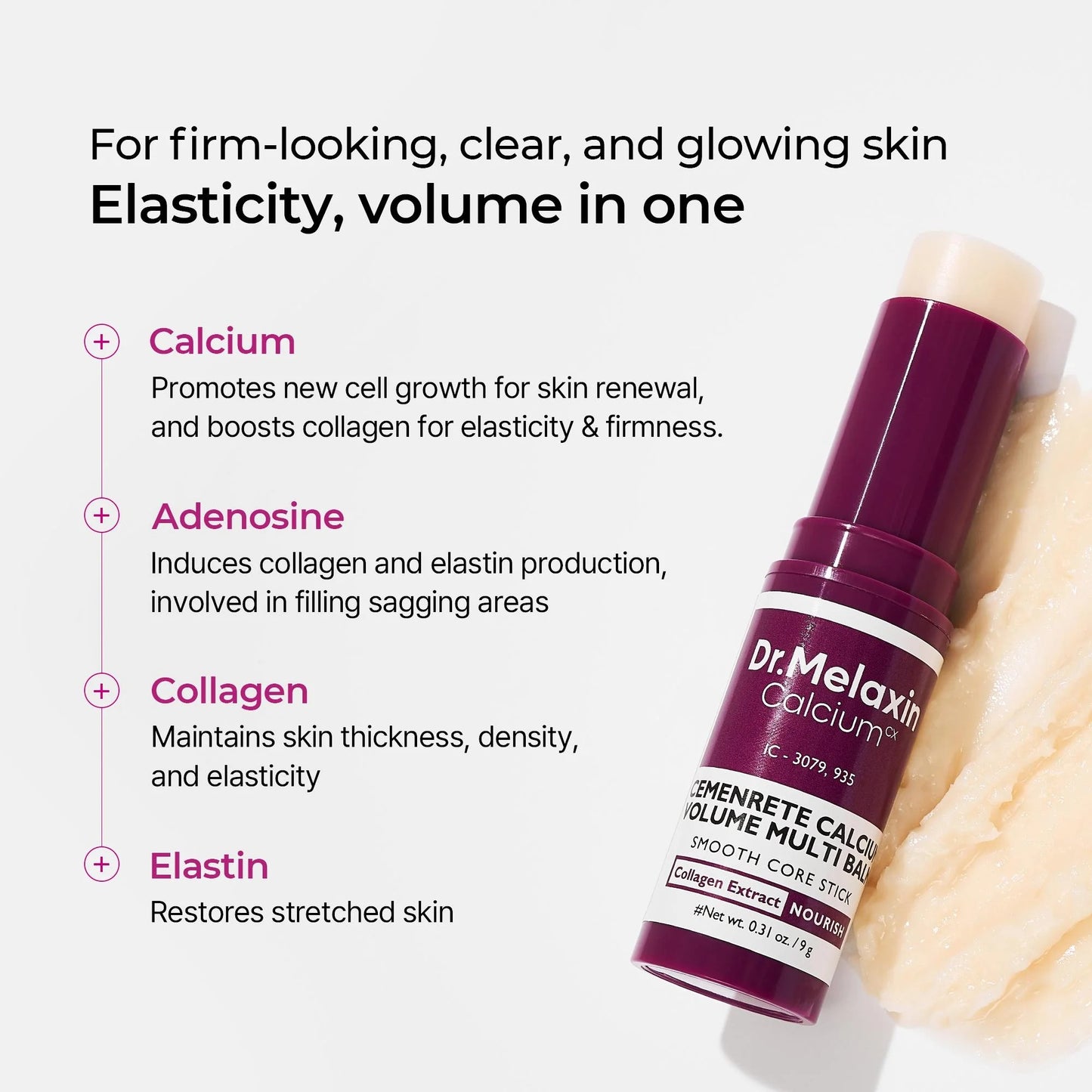 Dr.Melaxin Calcium VolumeMulti Balm+Eye Patch 60eaKorean Skin Care Cosmeticswith Collagen Extract ElasticityEye Shield Skin Repair