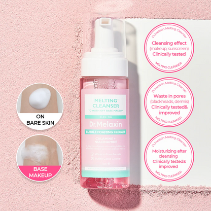 Dr.Melaxin Melting Cleanser -Hypoallergenic Makeupremover with Quick Bubble,Deep Pore Cleansing for all skintype, 150ml