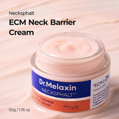 Dr.Melaxin Necksphalt FirmingCream with ECM-5 20,000ppm,Firming & Lifting Neck Creamfor Wrinkles & Sagging Skin,Ceramide & Collagen forElasticity & Radiant Glow