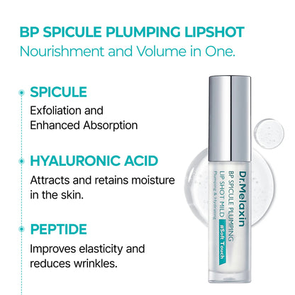 Click to see full view Dr.MelaxinBP Spicule Plumping Lip ShotMaxi - Microneedle Lip Plumperfor Fuller Lips &amp; SmoothTexture, Hyaluronic Acid &amp;Peptides for Volume &amp; Fine LineCare, Korean Lip Treatment