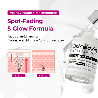 Dr.Melaxin Lumi firm & lift Duo IKorean facial Collagen Firmingserum plumping skin &tightening refines skin repairdensity I Cyano Pink SpiculeSerum + Picotonic ShotAmpoule